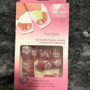 $9 for 1 pack Fake Toe Nails Glue On - NEW-Imported